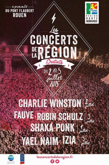 Affiche des concerts de a région 2015