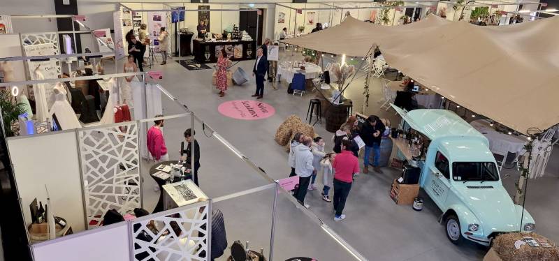 Location d'une tente Stretch pour salon ou événement en Normandie
