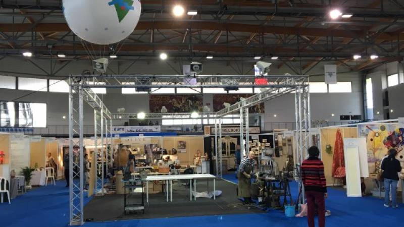 Espace démonstration pour salon