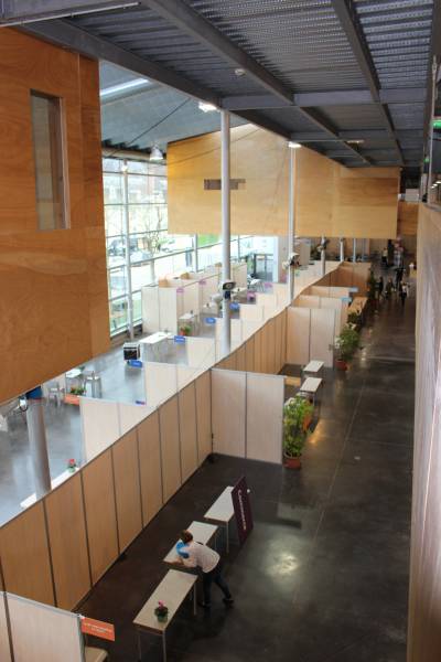 Installation pour Forum emploi en Normandie