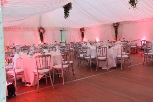 Tente avec vélum et éclairage a Led pour mariage dans l'Eure 27