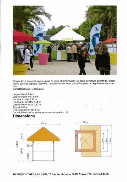 Louer un kiosque buvette en Normandie