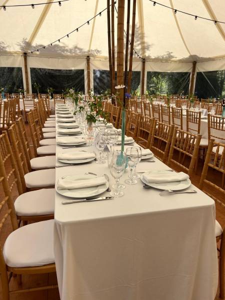 Location de tente Bambou pour 120 invités dans l'Eure