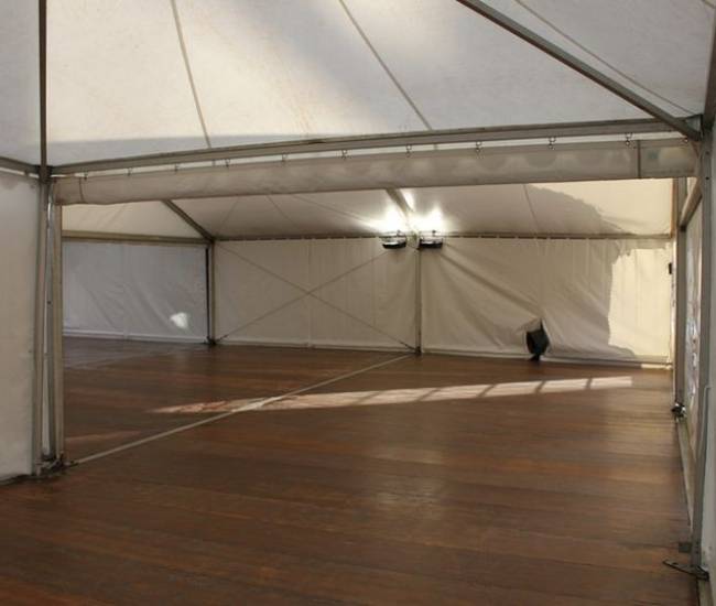 Location des Structures pour la pose de la première pierre de la maison de retraite de Rouen le 10 Janvier 2011