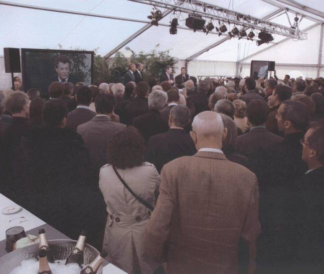 Location des tentes pour l'Inauguration du 6ème pont à Rouen le 29 septembre 2008