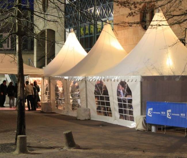 France 3 pour les soirées d'élections en Normandie a retenu TOUAREG pour les tentes et le mobilier