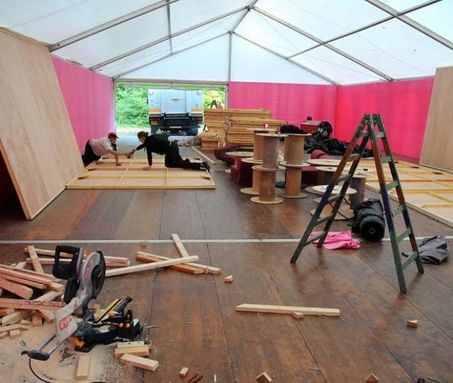 Location de structures au Havre dans le cadre du festival OuestPark.